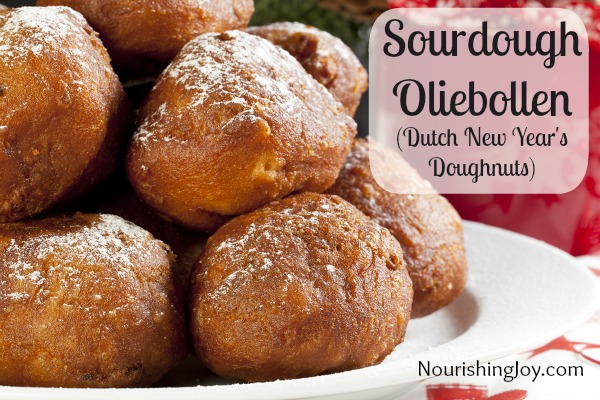 Sourdough Oliebollen (Dutch New Year's Doughnuts) from NourishingJoy.com