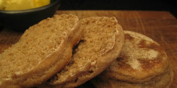 Sourdough English Muffins | NourishingJoy.com